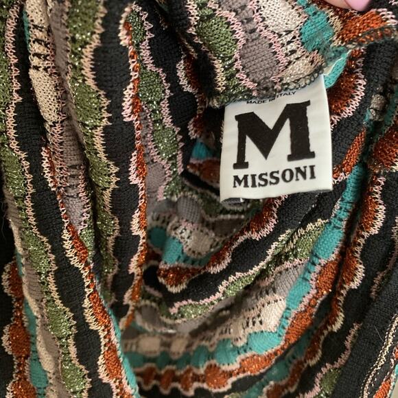 Missoni Mixed Media Textured Knit Skirted Dress XS - Picture 6 of 6